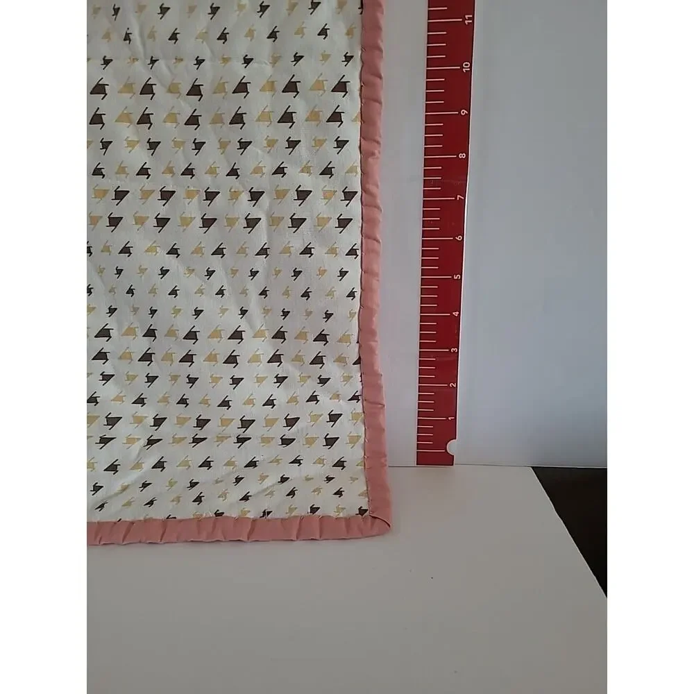 Baby Crib / Doll Luv Bears Vintage Block Quilt 20